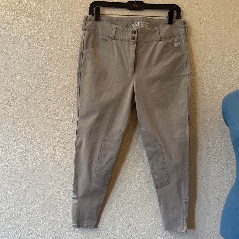 Ovation Women's Beige Riding Breeches